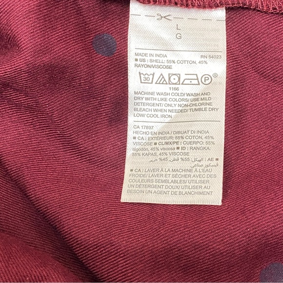 Old Navy Red  Navy Polka Dot Tunic Size L NWT - Picture 14 of 14